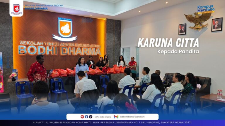 Karuna Citta, Apresiasi untuk Para Pandita